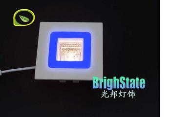 【led照明 双色分段 筒灯套件3.6.9.12W方形 件】价格_厂家_图片 -